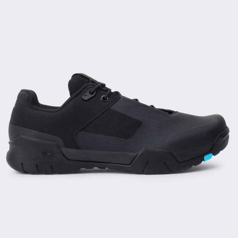 Crankbrothers Mallet E Lace Black/Blue shoes - Black Outsole