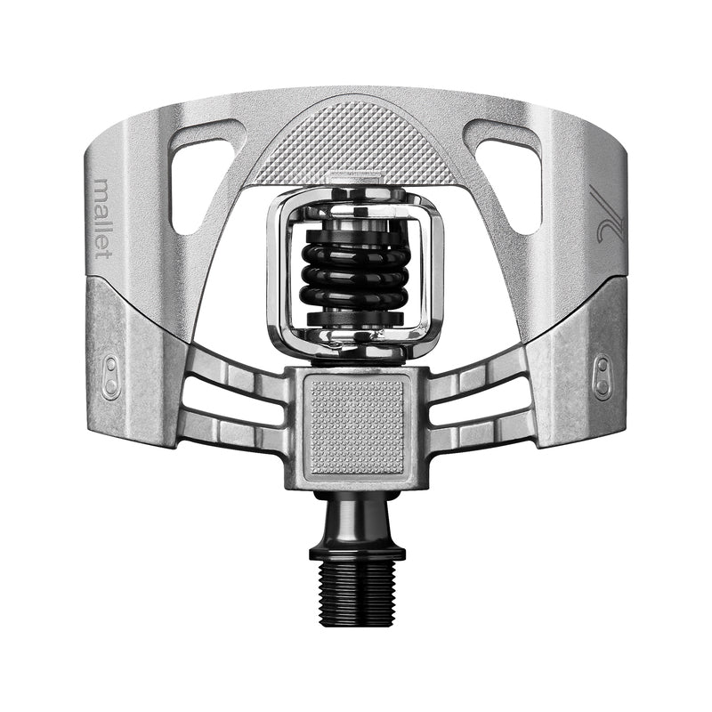 Crankbrothers Mallet 2 Raw Silver/Black Bicycle Pedals