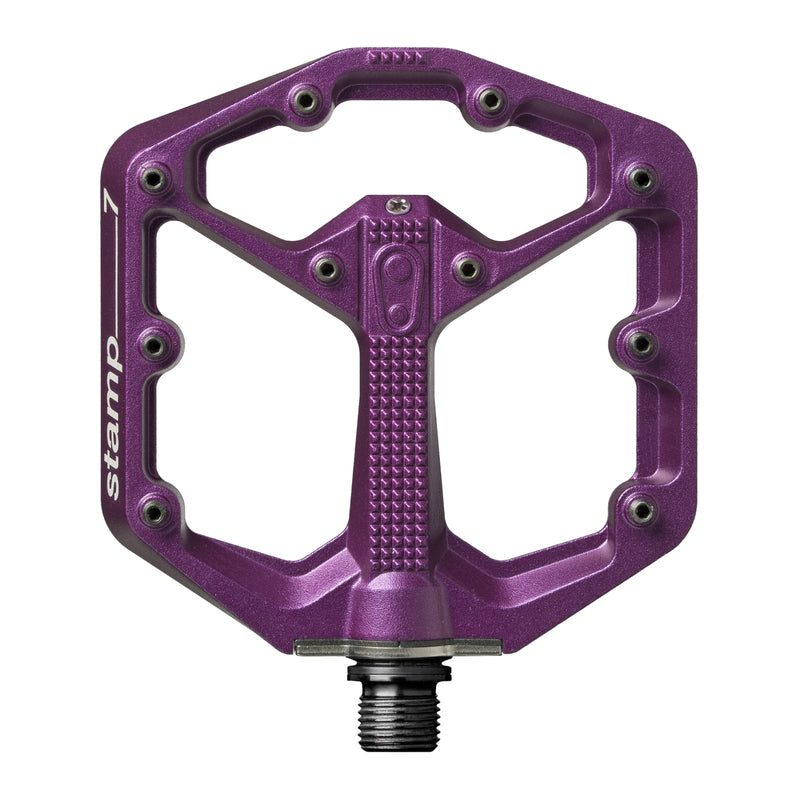 Crankbrothers Stamp 7 Small Purple Bicycle Pedals (Includes Extra Pins)