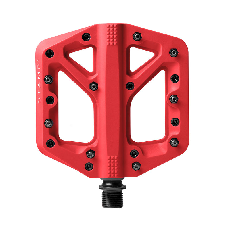 Crankbrothers Stamp 1 Small Red Bicycle Pedals