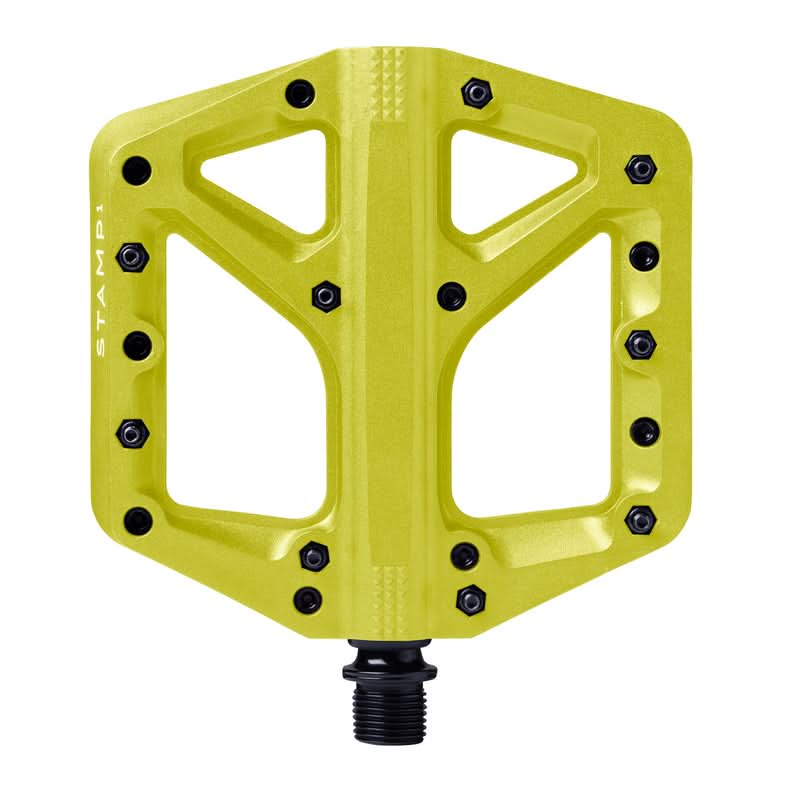 Crankbrothers Stamp 1 Large Citron Bicycle Pedals