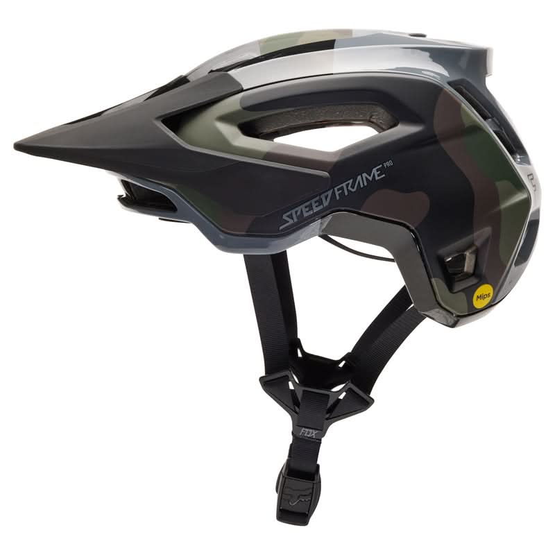 Fox Speedframe Pro Olive Camo Bike Helmet
