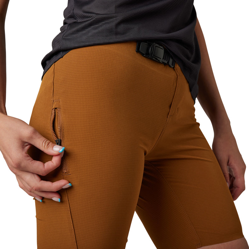 Fox Lady Flexair Ascent Liner Nutmeg Cycling Shorts | RideHub