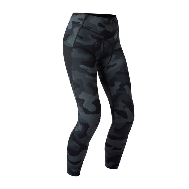 Fox Lady Flexair Tight Grey Camo Cycling Pants | RideHub