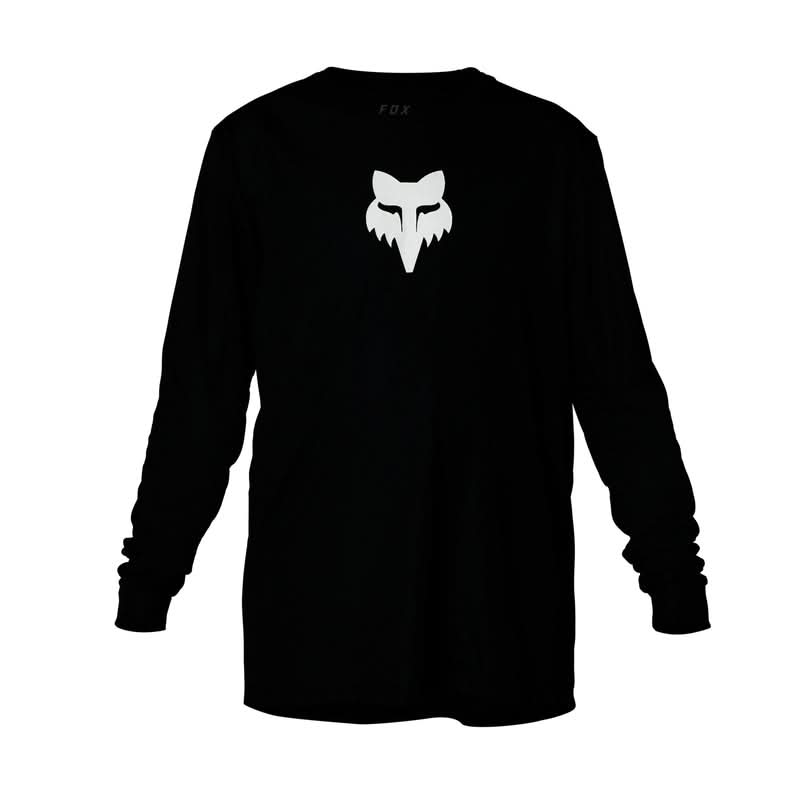 Fox Junior Ranger Black Long Sleeve Cycling Jersey | RideHub