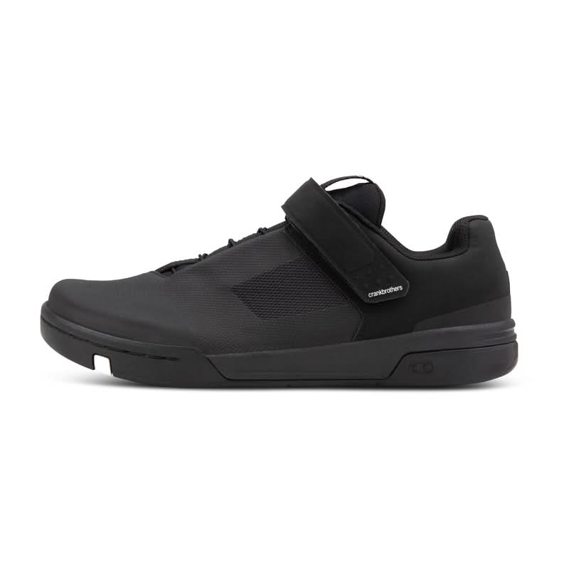 Crankbrothers Stamp Speedlace Black/White Shoes - Black Outsole