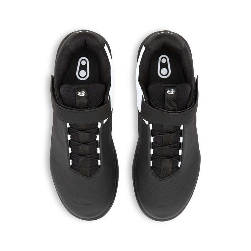Crankbrothers Stamp Speedlace Black/White Shoes - Black Outsole