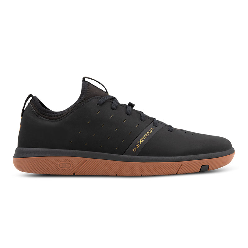 Crankbrothers Stamp Street Lace Black/Gold Shoes - Gum Outsole