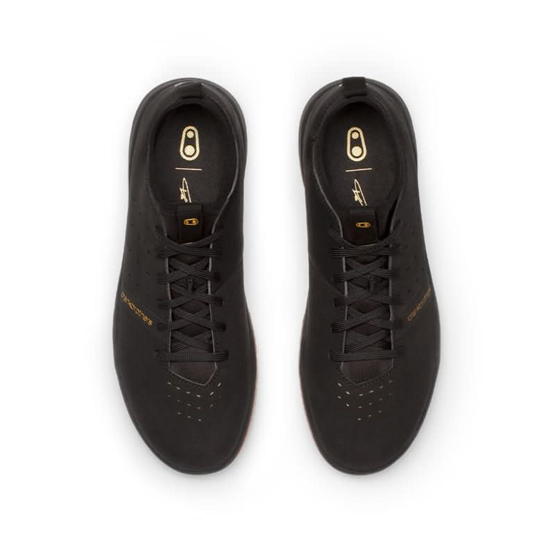 Crankbrothers Stamp Street Lace Black/Gold Shoes - Gum Outsole