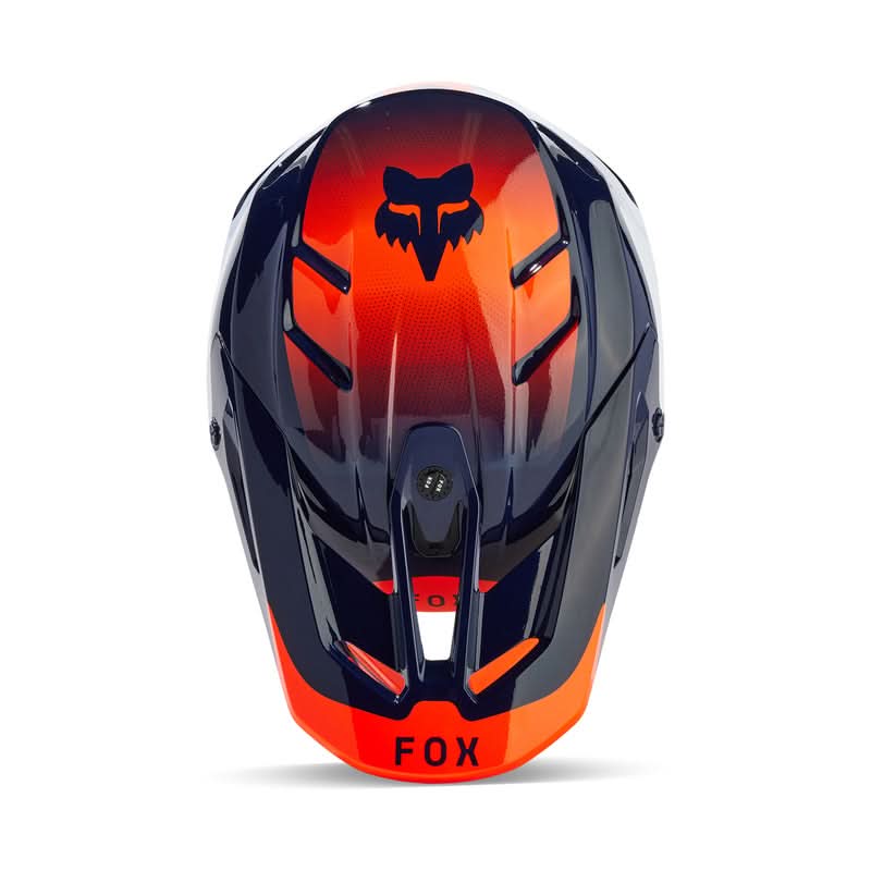 Fox V3 Revise Helmet Navy/Orange