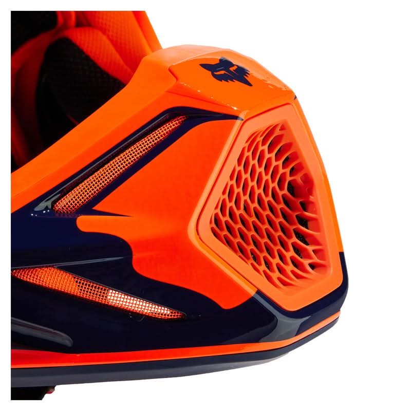 Fox V3 Revise Helmet Navy/Orange