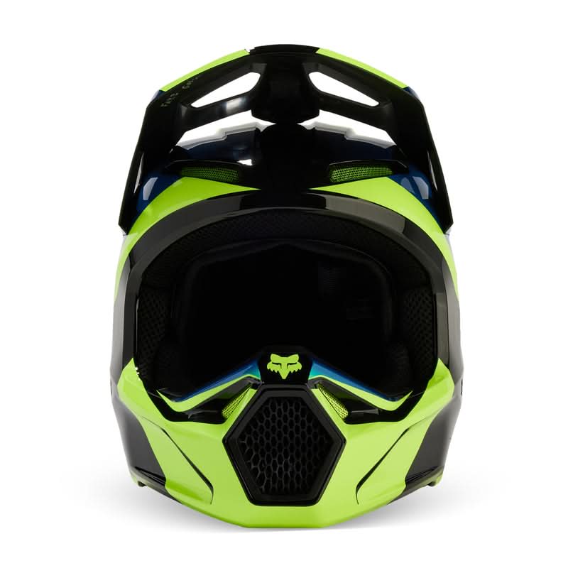 Fox V1 Streak Helmet Black/Yellow