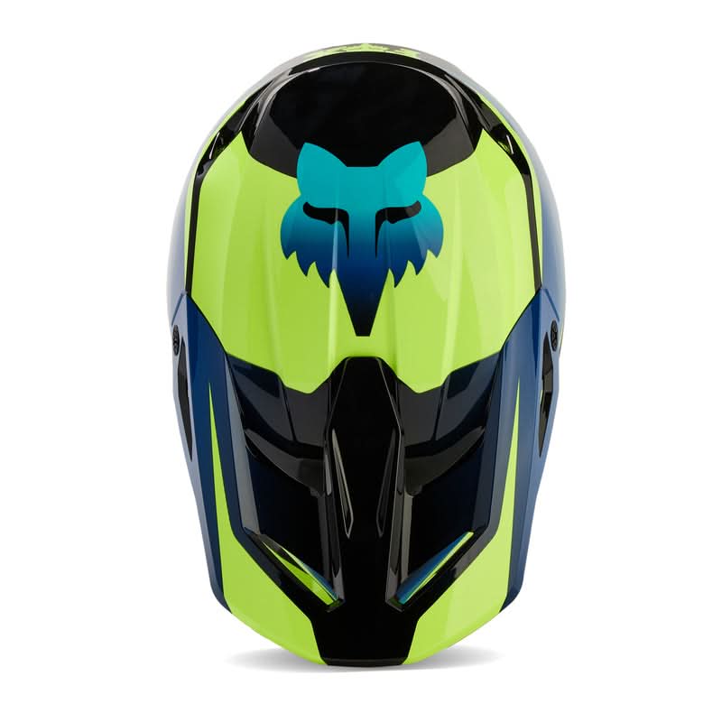 Fox V1 Streak Helmet Black/Yellow