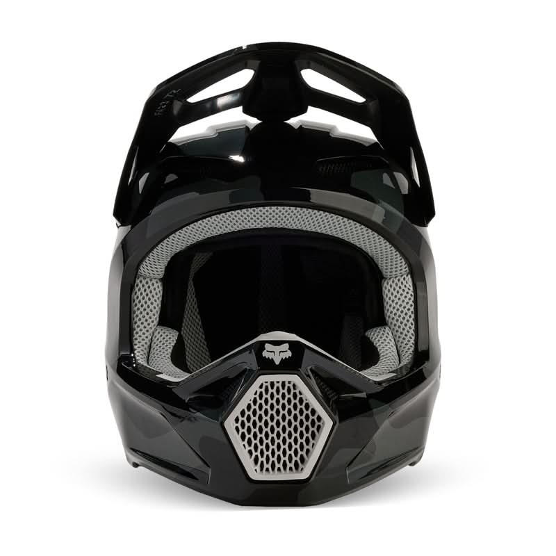 Fox V1 Bnkr Black Camo Helmet
