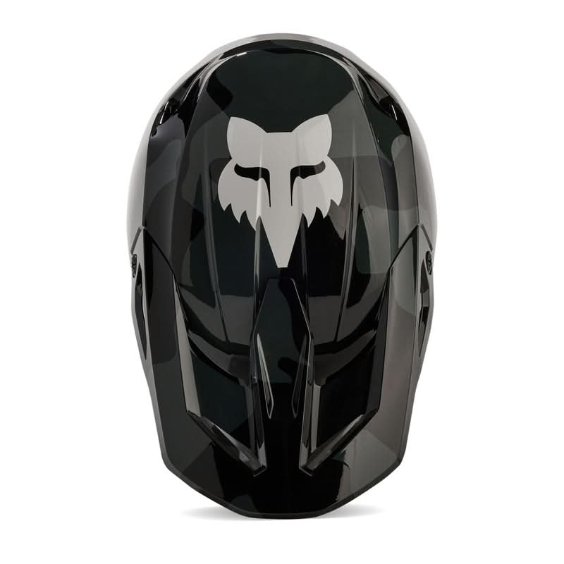 Fox V1 Bnkr Helmet Black Camo