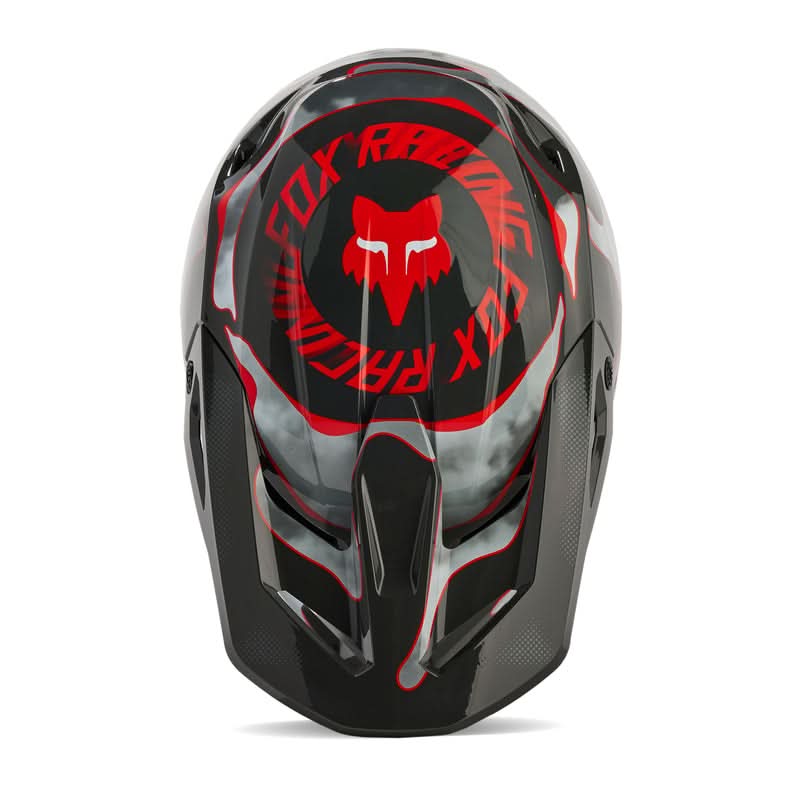 Fox V1 Atlas Helmet Grey/Red