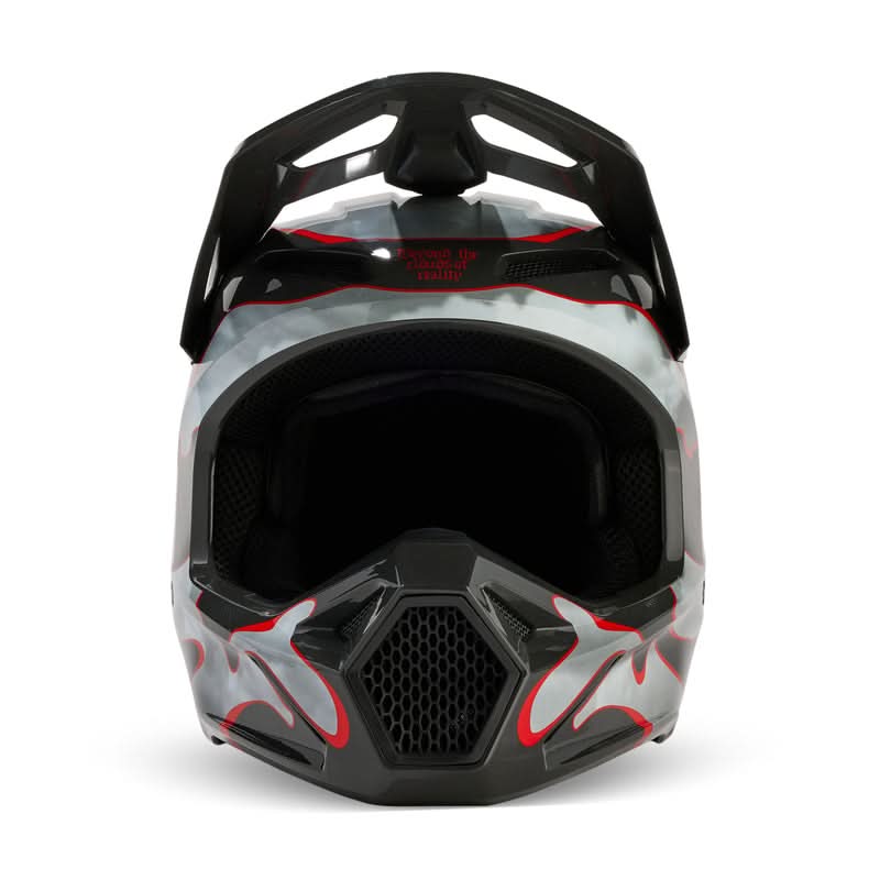 Fox V1 Atlas Helmet Grey/Red