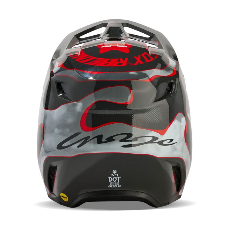 Fox V1 Atlas Helmet Grey/Red