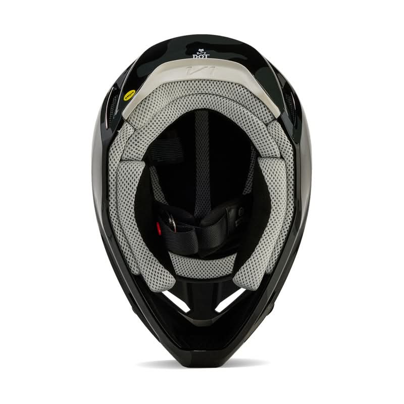 Fox Junior V1 Bnkr Black Camo helmet