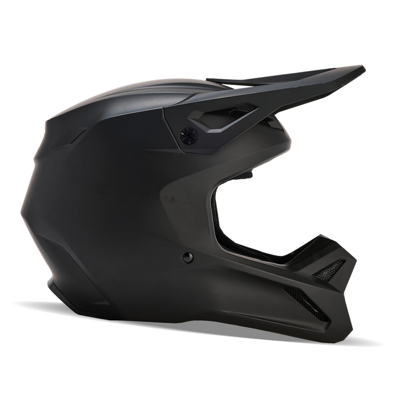 Fox Junior V1 Matte Black Matte Black helmet