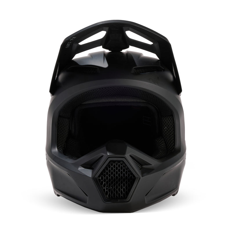 Fox Junior V1 Matte Black Matte Black helmet