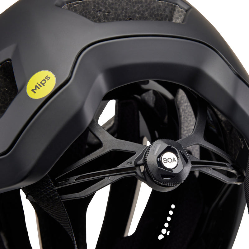 Fox Crossframe Pro Matte Black Bike Helmet