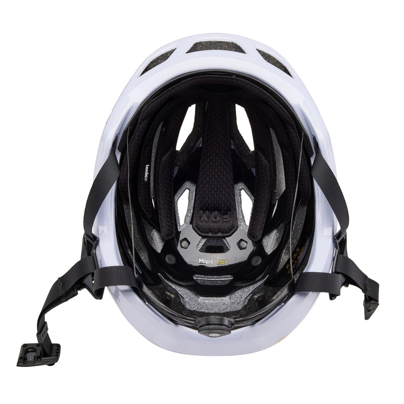 Fox Crossframe Pro White Bike Helmet