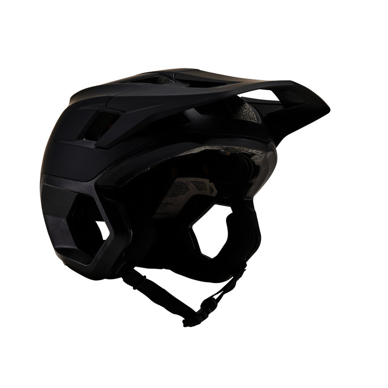 Fox Dropframe Black Bike Helmet