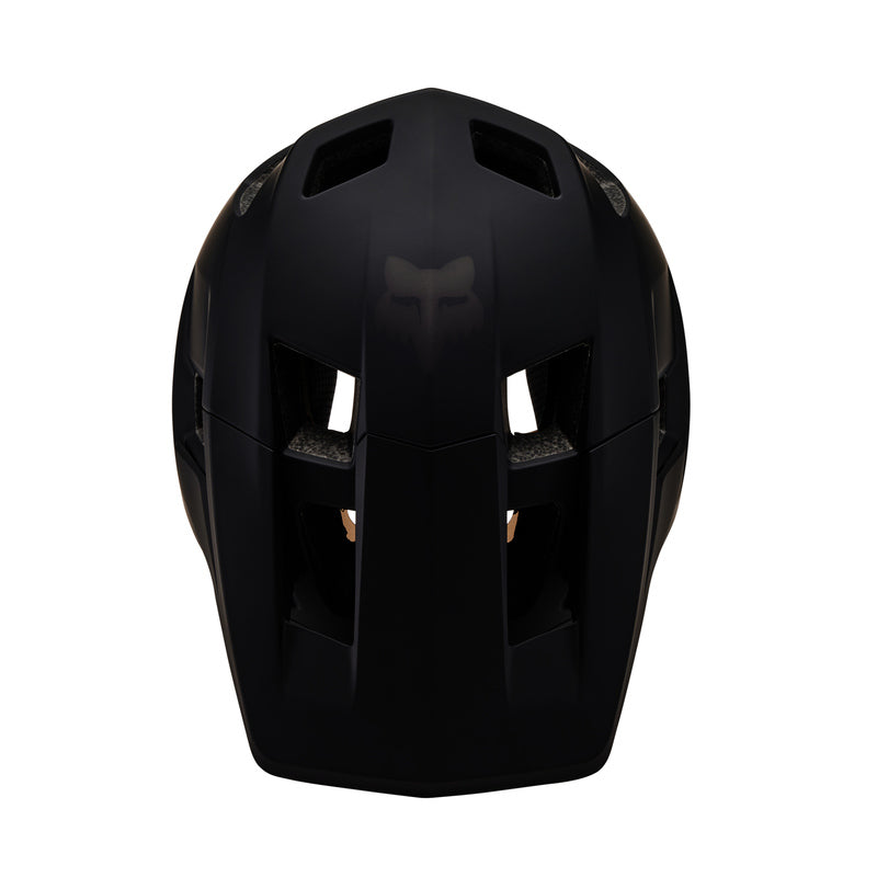Fox Dropframe Black Bike Helmet