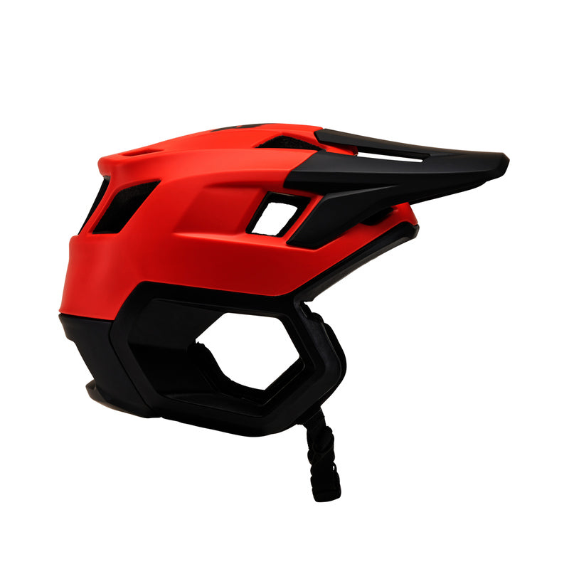 Fox Dropframe Orange Flame Bike Helmet