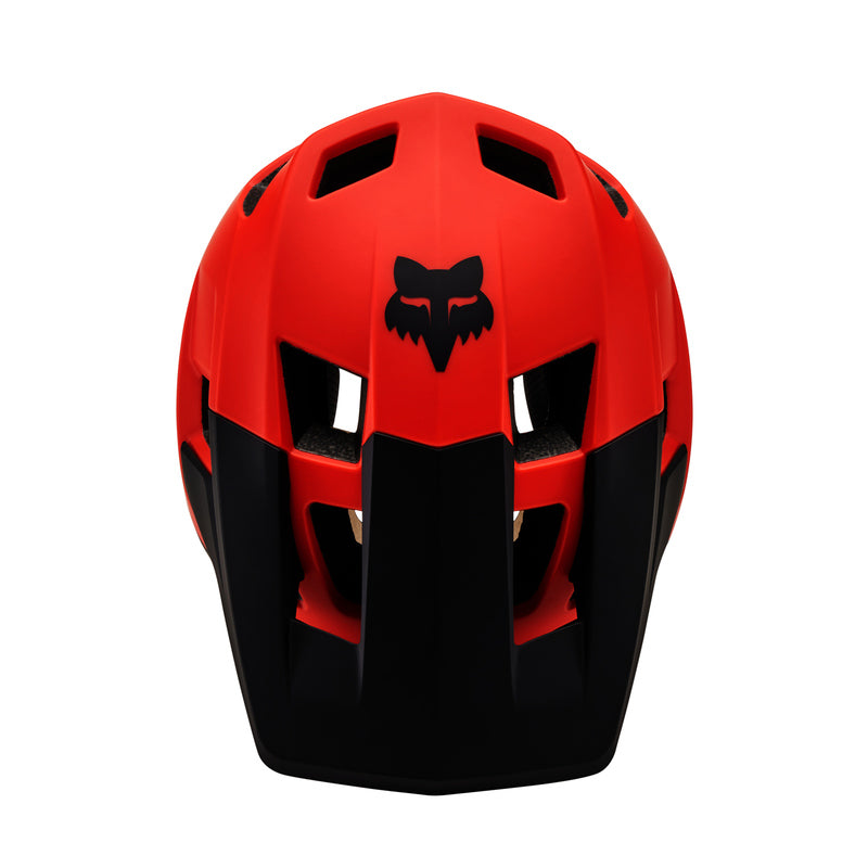 Fox Dropframe Orange Flame Bike Helmet