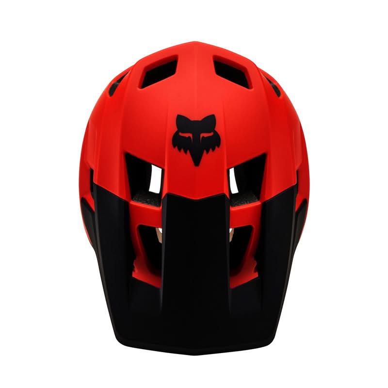 Fox Dropframe Orange Flame Bike Helmet