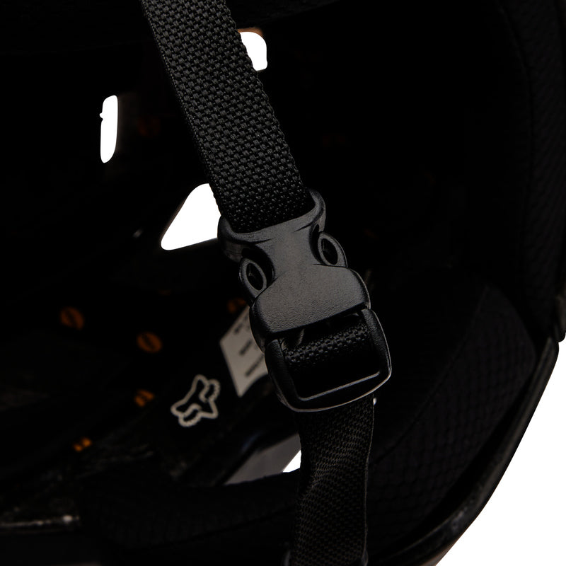 Fox Dropframe Orange Flame Bike Helmet