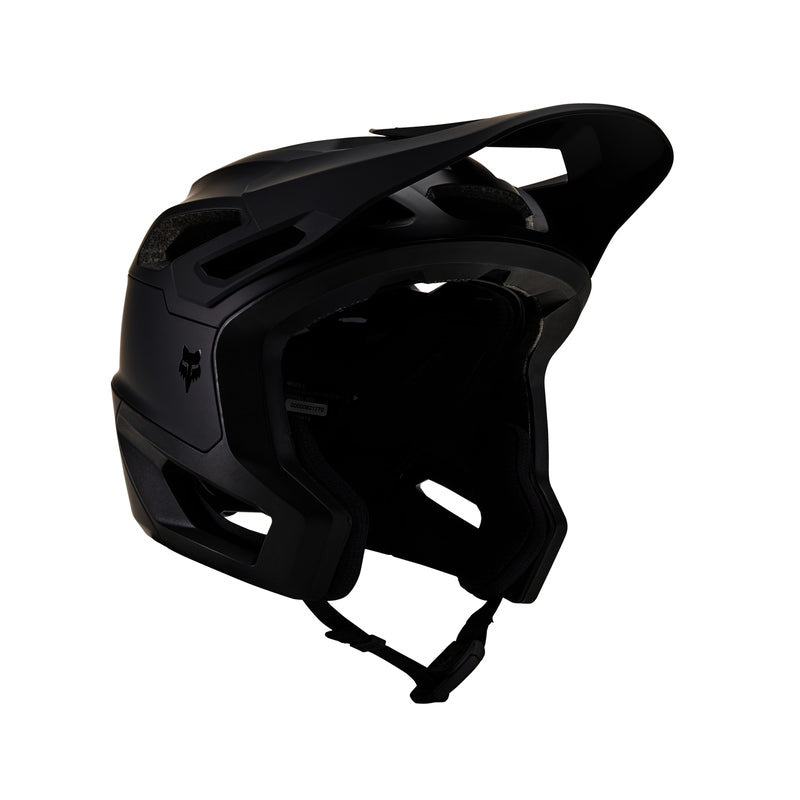 Fox Dropframe Pro Matte Black Bike Helmet