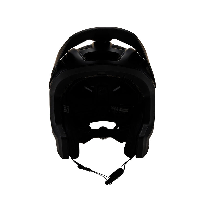 Fox Dropframe Pro Matte Black Bike Helmet