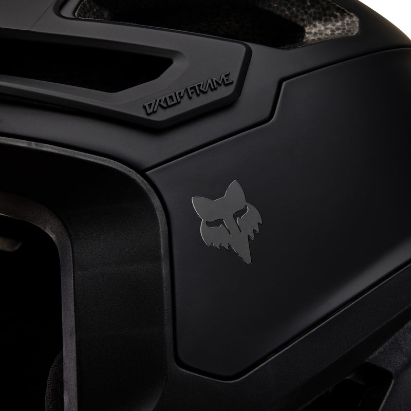 Fox Dropframe Pro Matte Black Bike Helmet