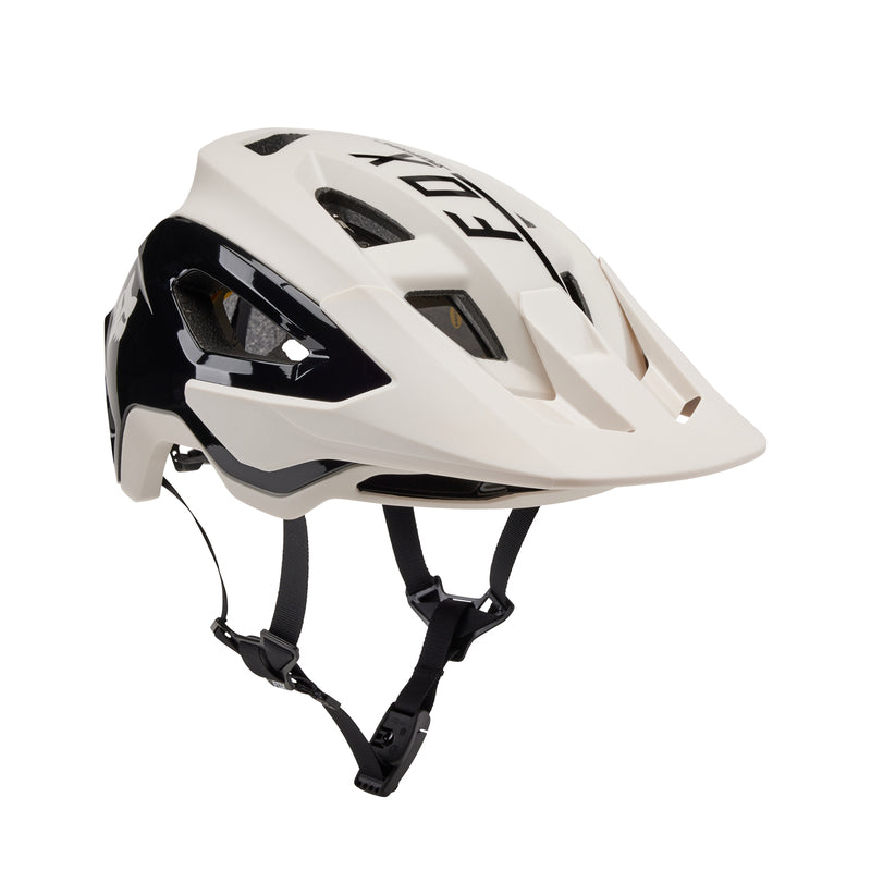 Fox Speedframe Pro Blocked Vintage White Bike Helmet