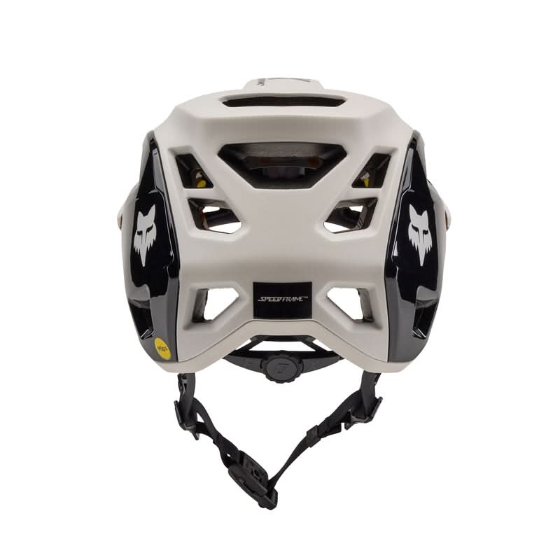 Fox Speedframe Pro Blocked Vintage White Bike Helmet