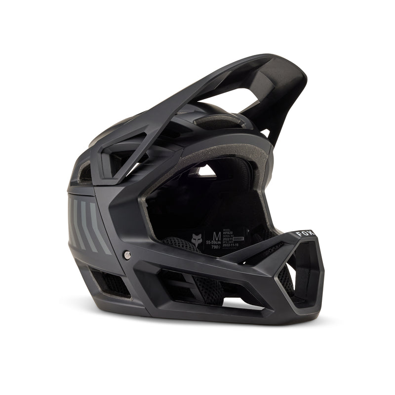 Fox Junior Proframe Nace Black Bike Helmet