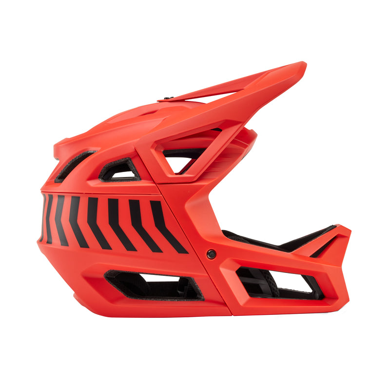 Fox Junior Proframe Nace Orange Flame Bike Helmet