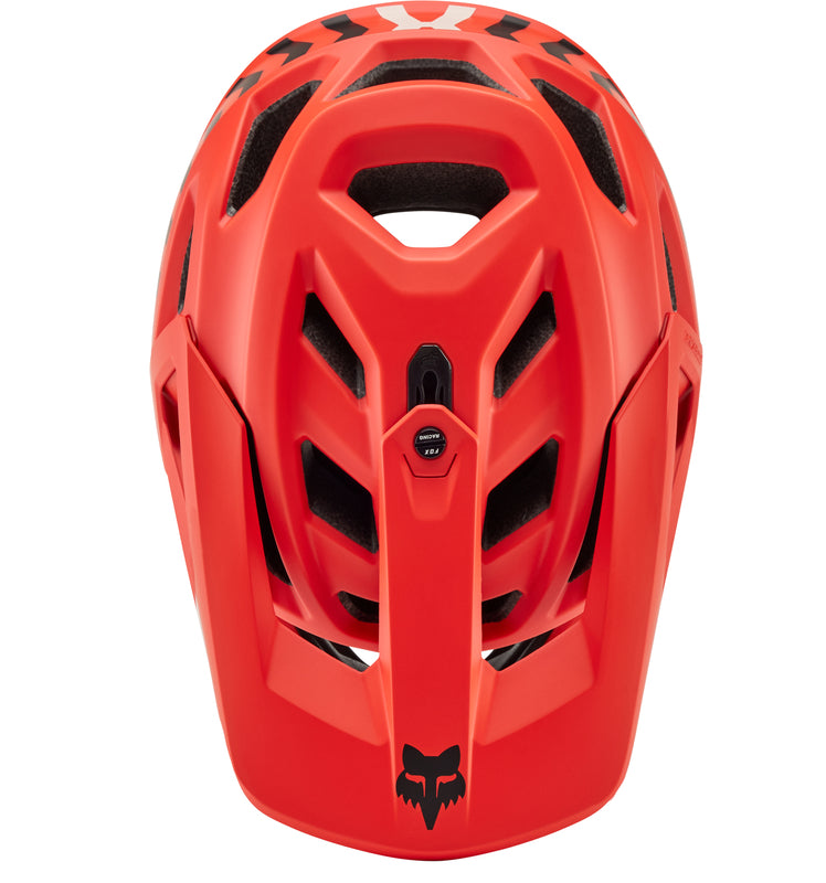 Fox Junior Proframe Nace Orange Flame Bike Helmet