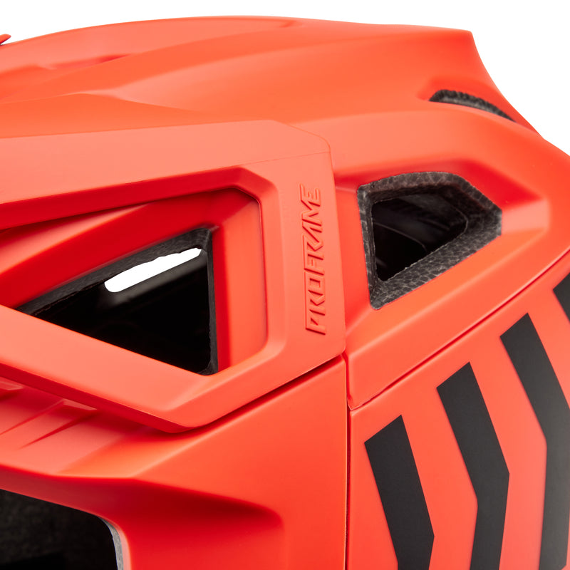 Fox Junior Proframe Nace Orange Flame Bike Helmet