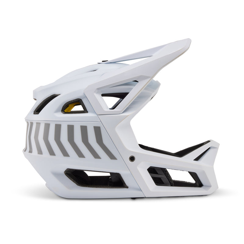 Fox Junior Proframe Nace White Bike Helmet