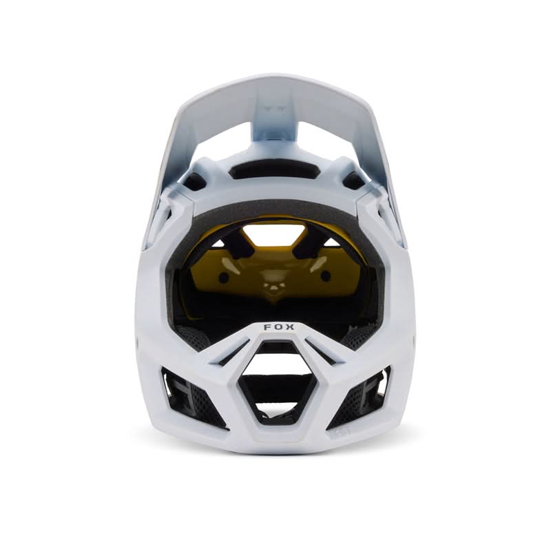 Fox Junior Proframe Nace White Bike Helmet