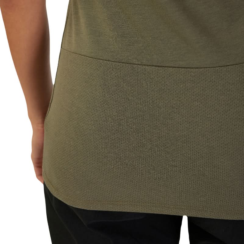 Fox Lady W Ranger Drirelease Alyn Olive Green Cycling Jersey | RideHub