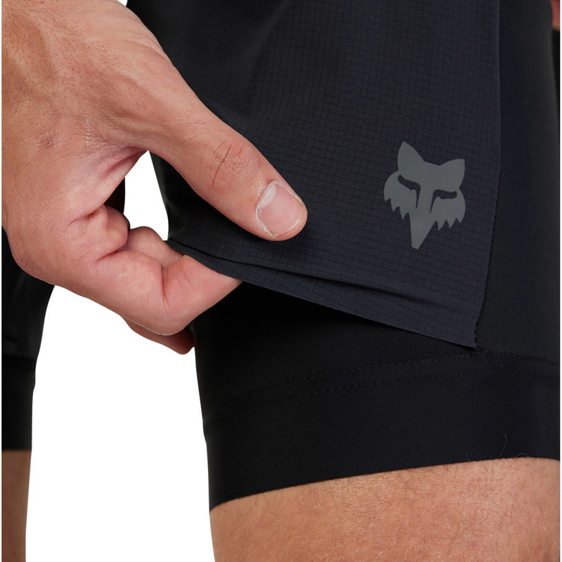 Fox Flexair Ascent Cargo Bib Shorts Black | RideHub