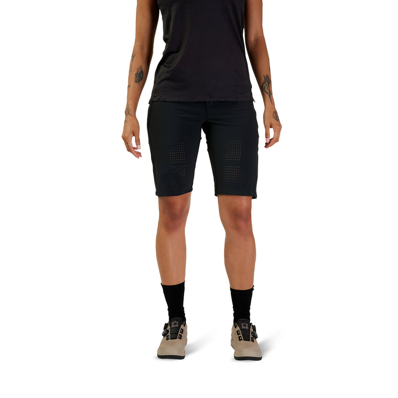 FOX Lady Flexair Black Cycling Shorts | RideHub