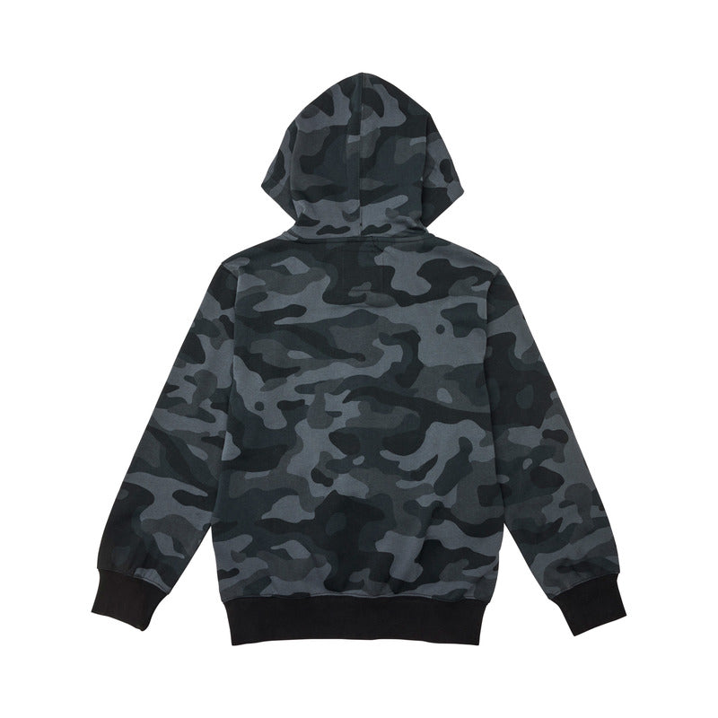 Fox Junior Fox Head Black Camo Zip Hoodie