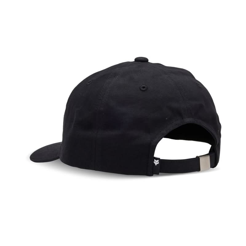 Fox Lady W Wordmark Adjustable Black Baseball Cap