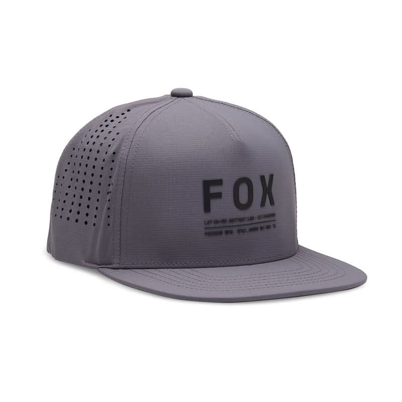 Fox Non Stop Tech Snapback Steel Grey Cap